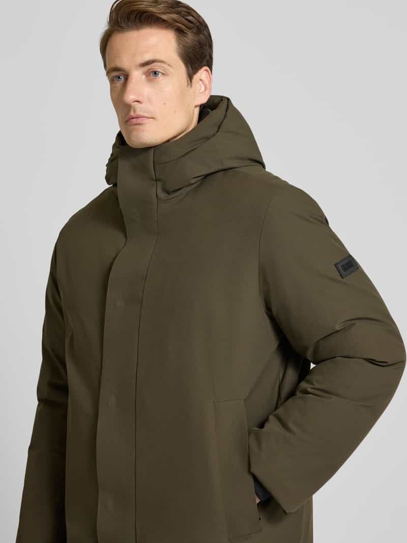 CINQUE Lange functionele jas met capuchon model 'Activator'