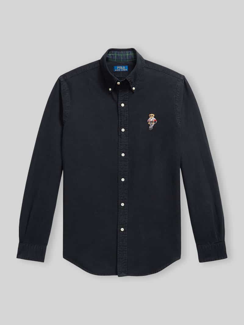 Polo Ralph Lauren Vrijetijdsoverhemd van puur katoen met geborduurd motiefdetail