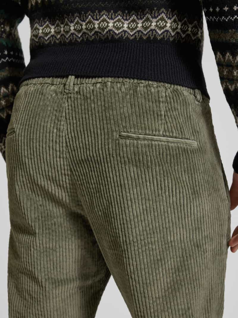 drykorn Regular fit corduroy broek met achterzakken model 'CHASY'