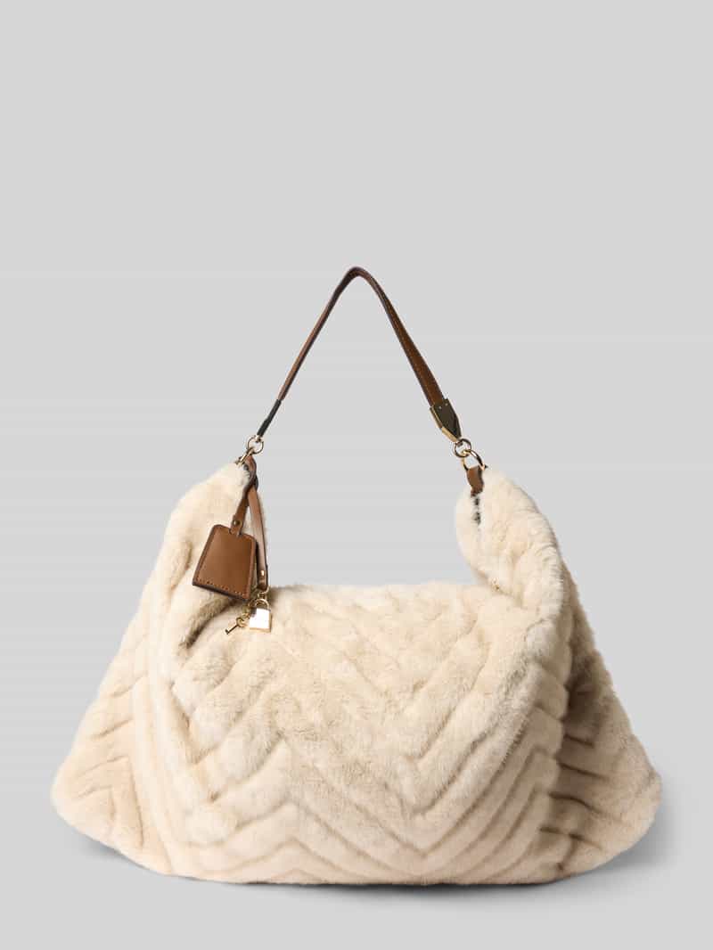 Liu Jo Foulard Bag - Hobo Bag Schoudertassen Dames - Ecru - Maat ONESIZE