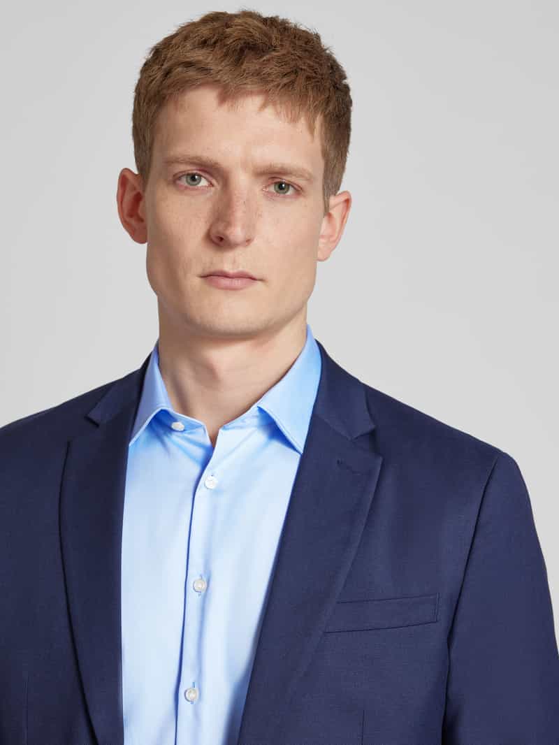 Jake*s Regular fit zakelijk overhemd van satijn