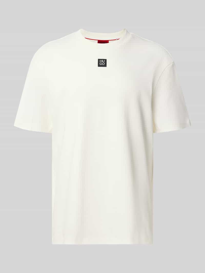 HUGO T-shirt met labelbadge model 'Dalile'
