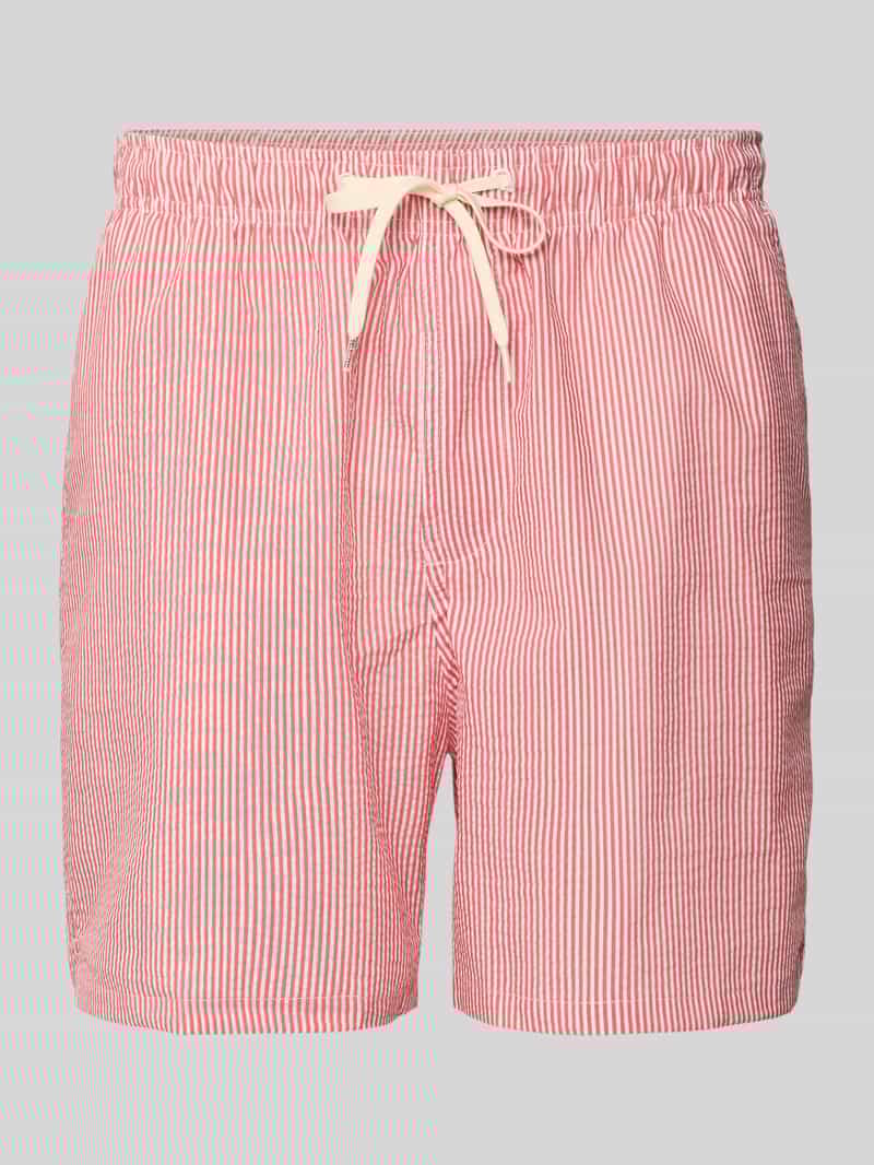 Selected Homme Relaxed fit zwembroek met structuurmotief model 'COOPER'
