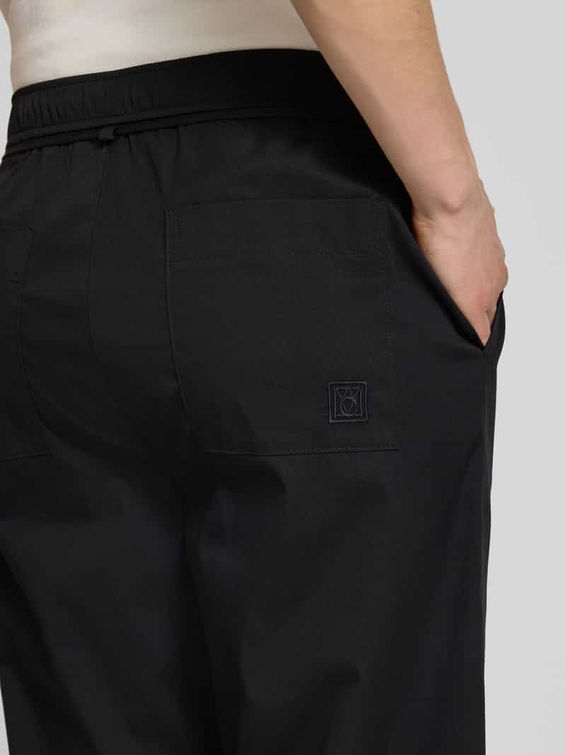 MAC Straight leg stoffen broek met verkort model 'CHiara'