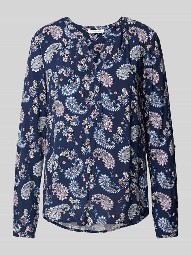 Christian Berg Woman Blouse van viscose met paisleymotief