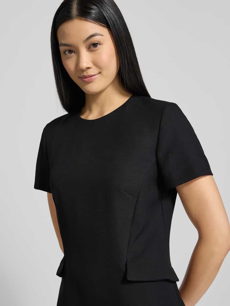 Marc Cain Knielange kokerjurk met ronde hals