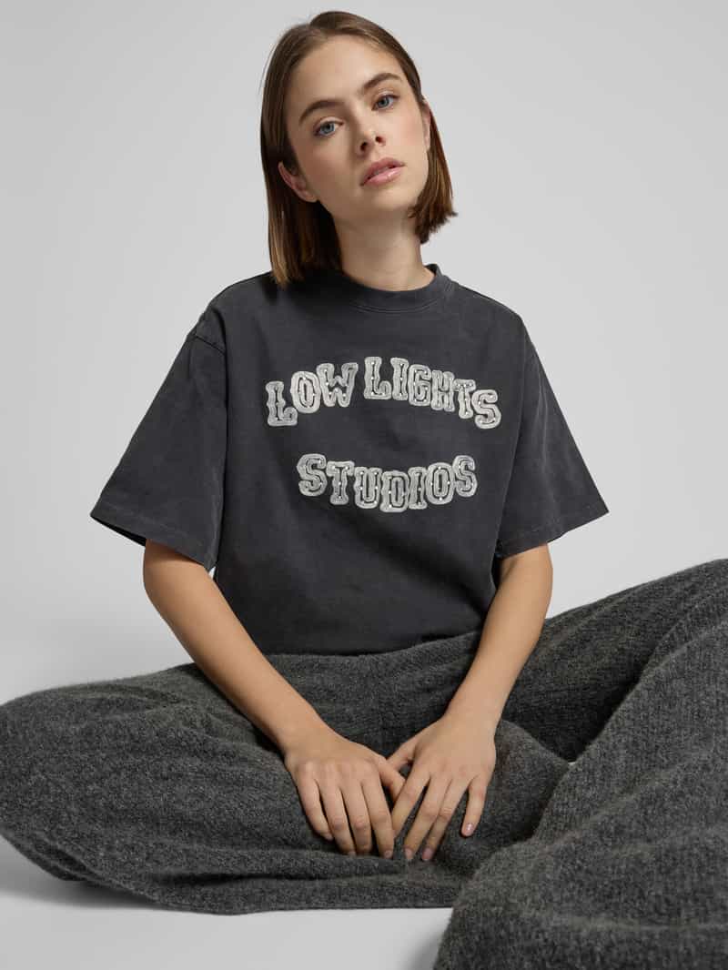 Low Lights Studios T-shirt met labelstitching