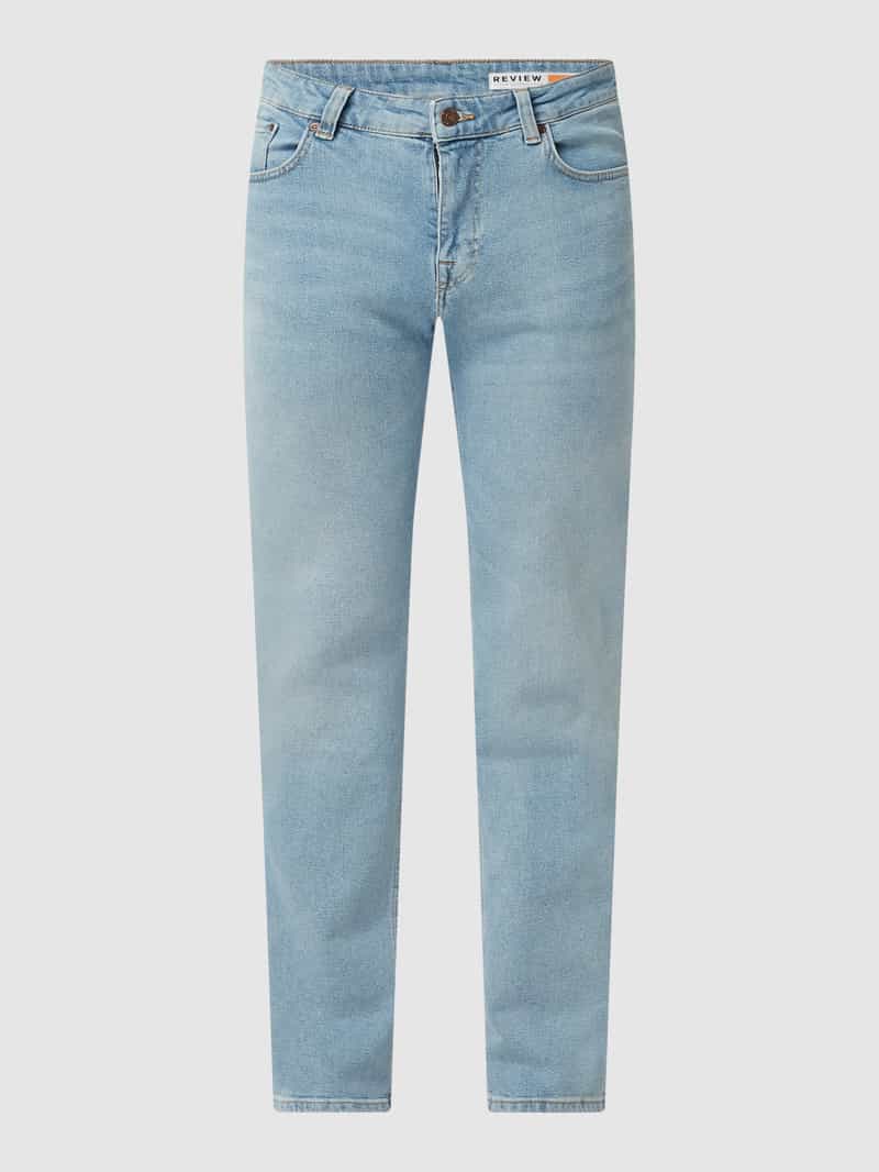 Straight fit jeans met stretch REVIEW