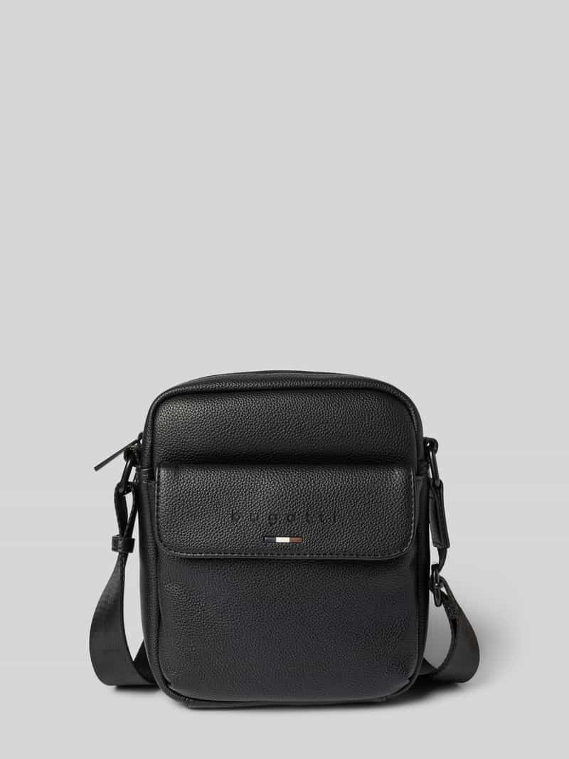 Bugatti Schoudertas met labeldetail model 'RICO'