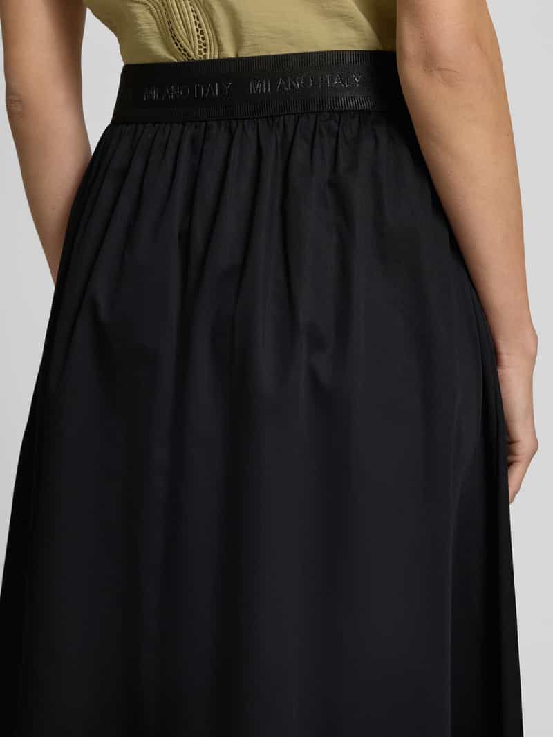milano italy Midirok met elastische band met label