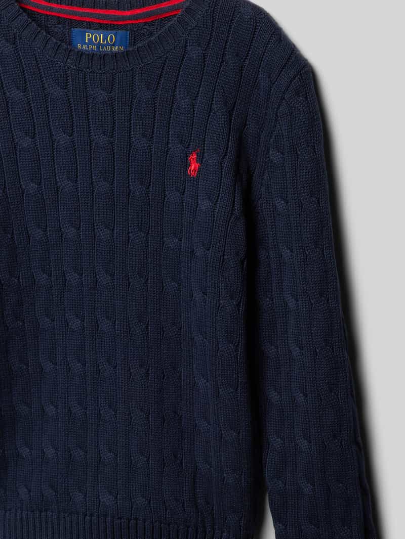 Polo Ralph Lauren Teens Gebreide pullover met kabelpatroon