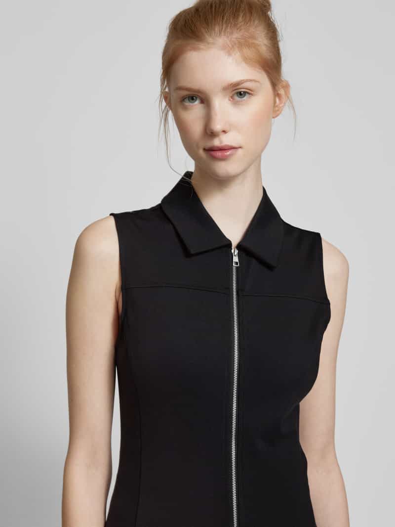 Calvin Klein Jeans Mini-jurk met tweewegsritssluiting model 'MILANO'