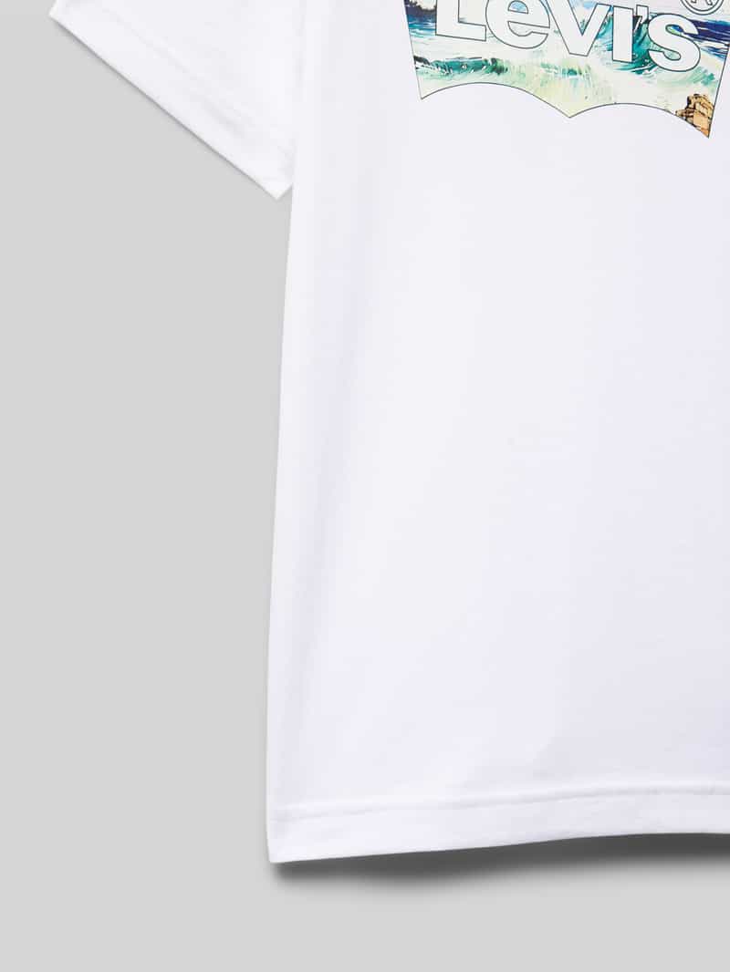 Levi s Kids T-shirt met labelprint