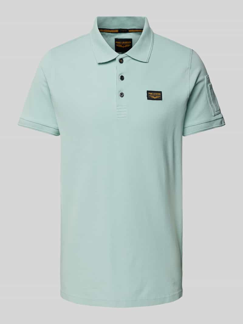 PME Legend Poloshirt met labelstitching