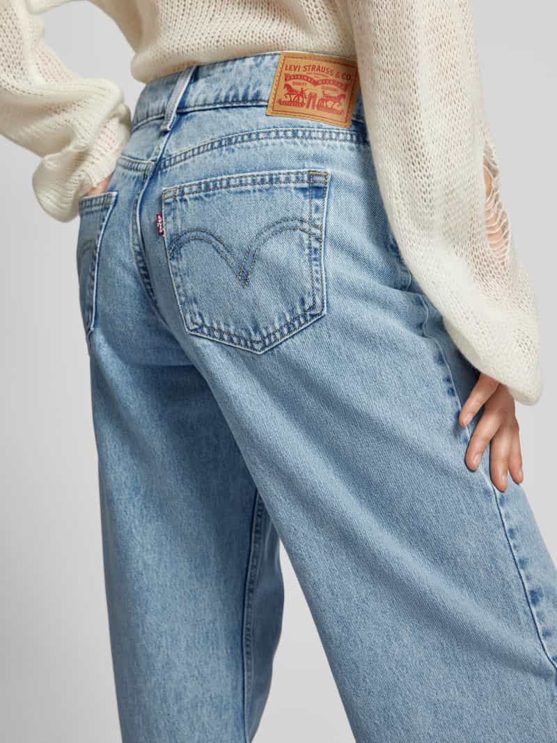 Levi's Straight leg jeans met riemlussen model 'SUPERLOW'