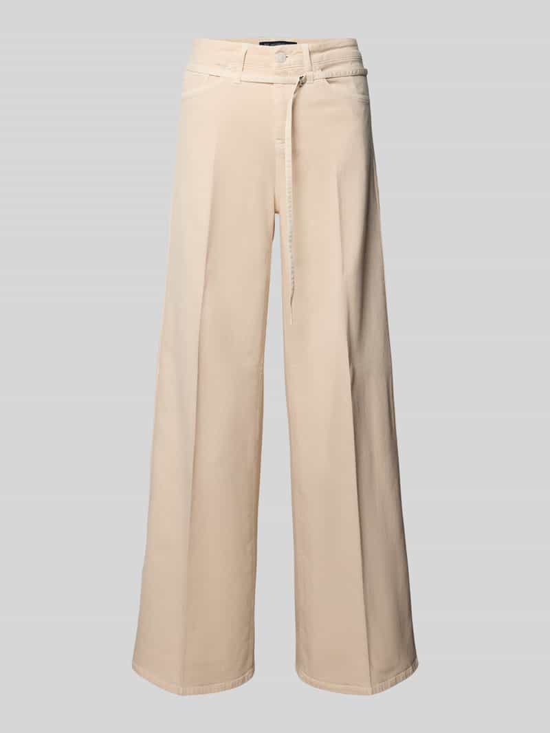 RAFFAELLO ROSSI Wide leg jeans met linnen model 'SVENTY'