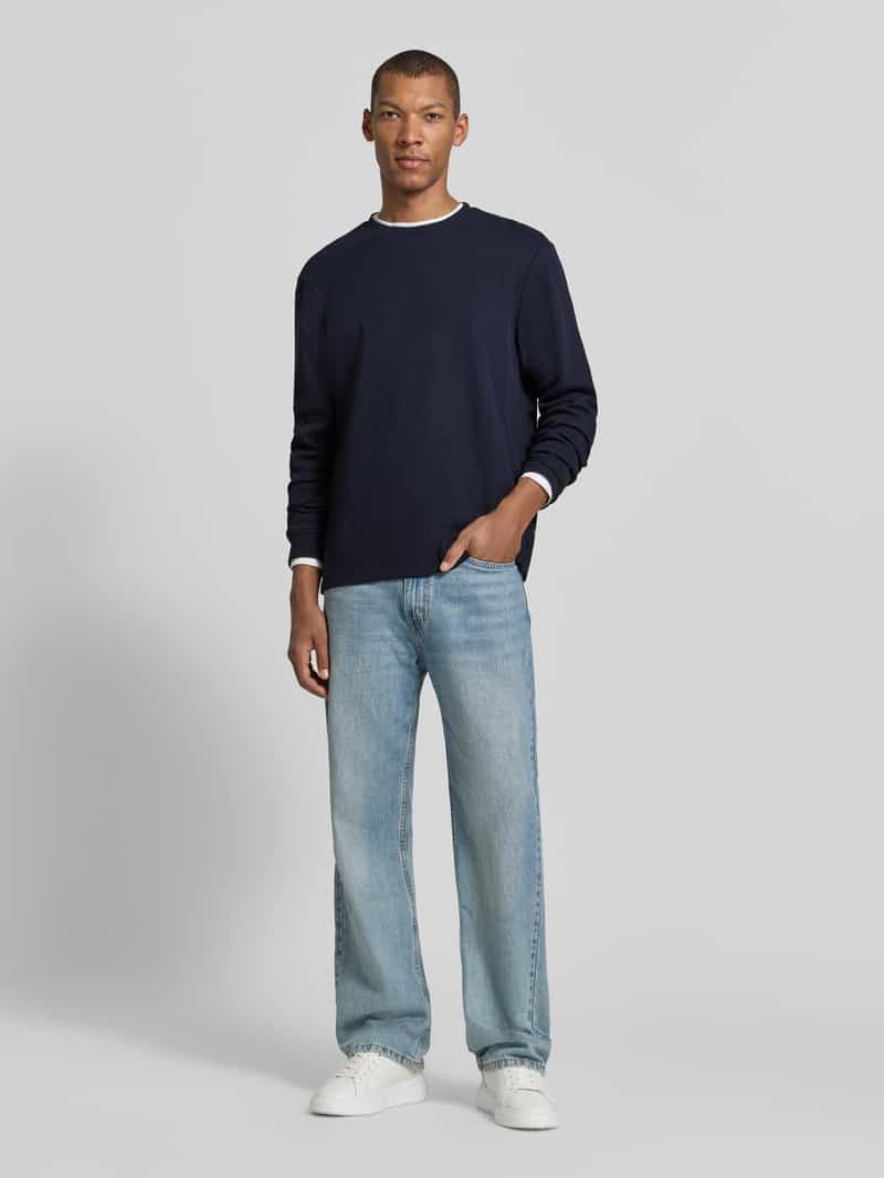 Boss regular fit shirt met lange mouwen van katoenmix model 'WE-TEMPEST' donkerblauw, foto 6