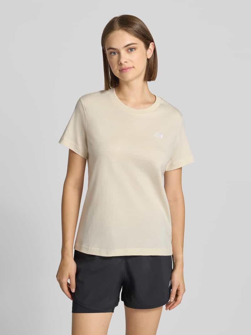 New Balance Regular fit t-shirt van puur katoen wit, foto 4