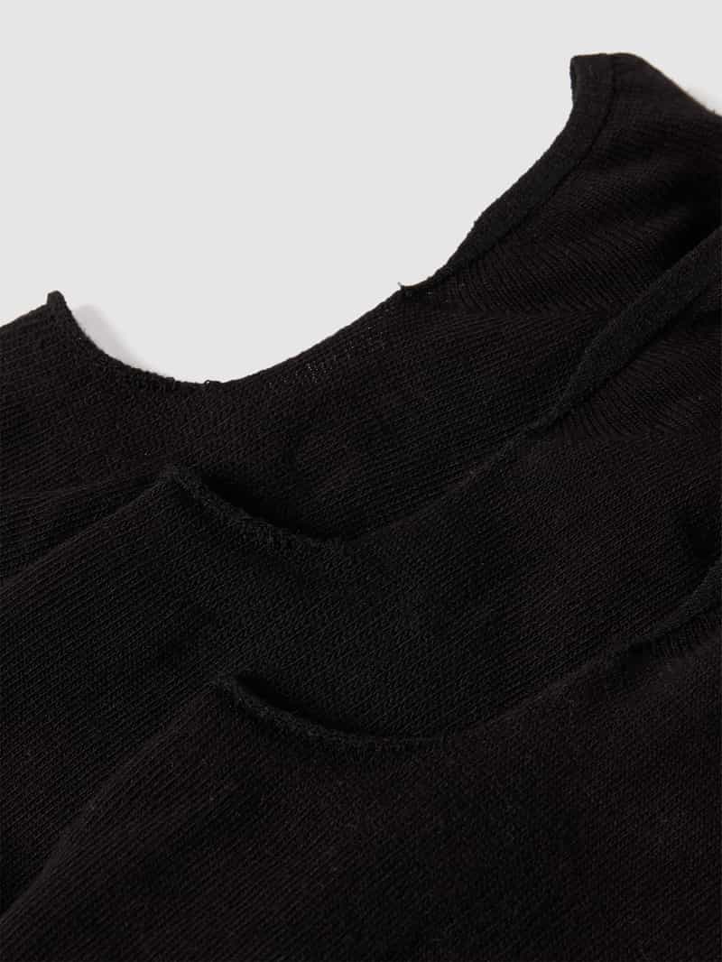 MCNEAL Kousenvoetjes in gemêleerde look in een set van 3 paar