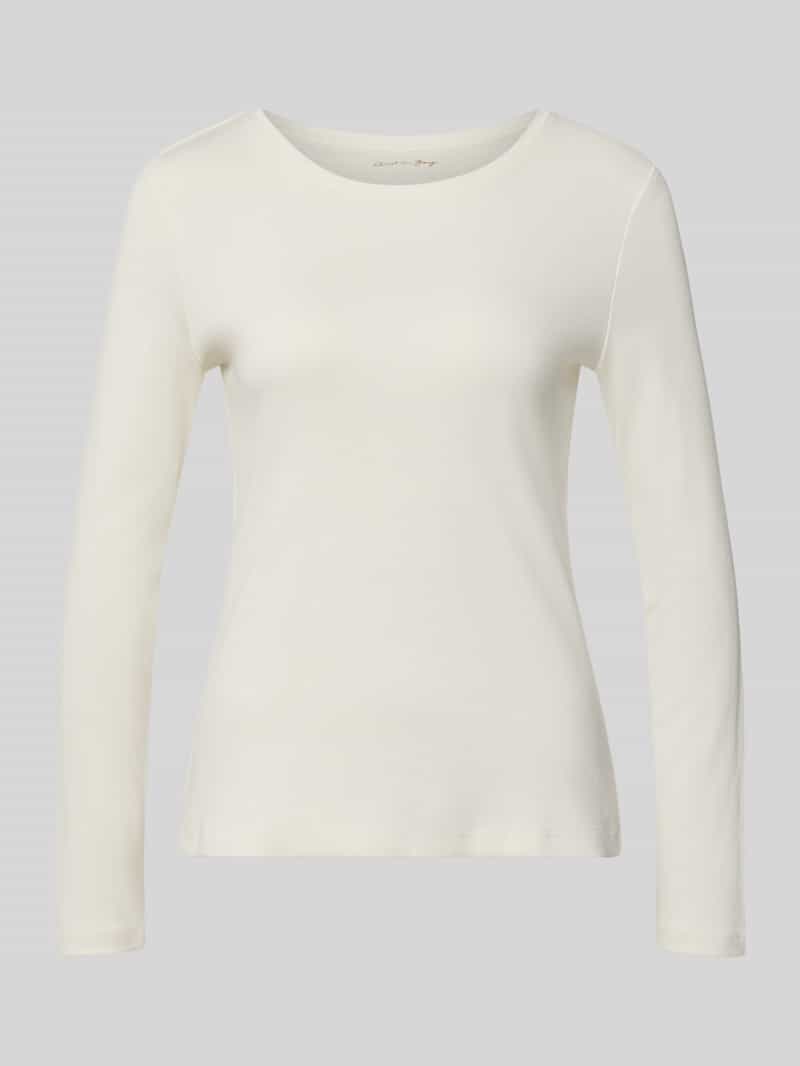 Christian Berg Woman Slim fit shirt met lange mouwen van puur katoen