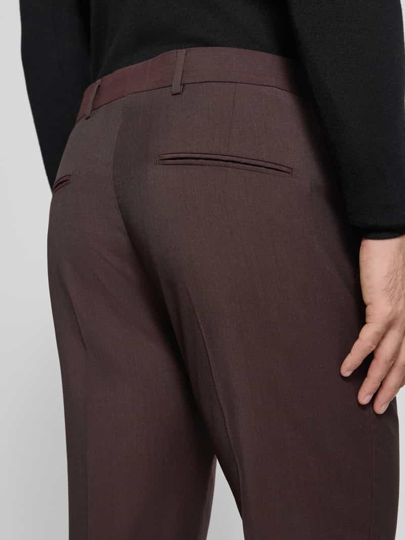 Tiger Of Sweden Regular fit pantalon van wol met persplooien model 'Tenuta'