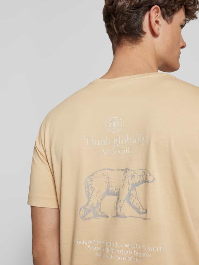 Champion T-shirt met labeldetails