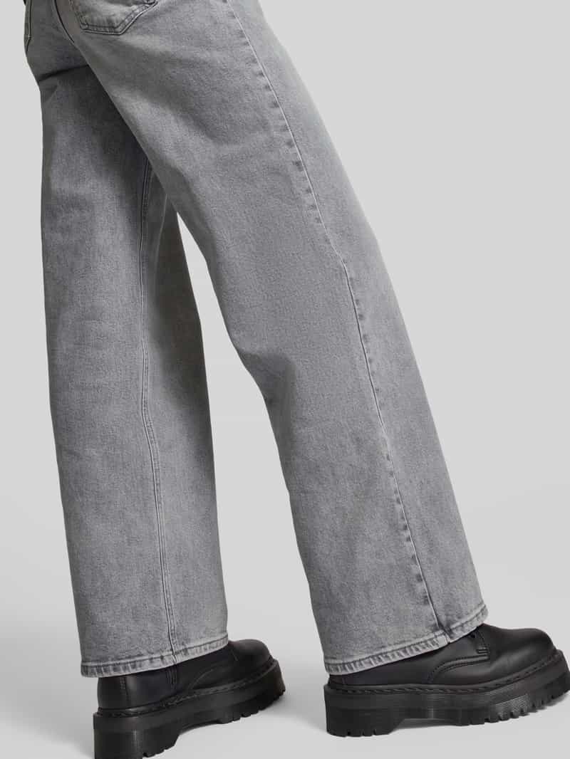 Only Wide fit high rise jeans van hoogwaardige katoenmix model 'JUICY'