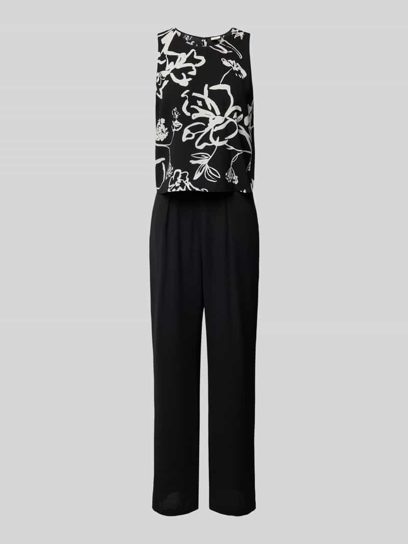 S.Oliver BLACK LABEL Jumpsuit met bloemenmotief