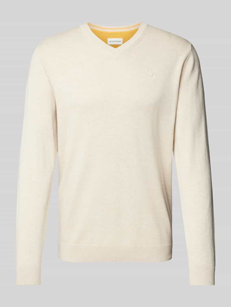 Tom Tailor Regular fit gebreide pullover van zuiver katoen