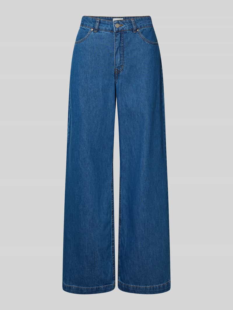 MSCH Copenhagen Wide leg jeans met steekzakken model 'Rylan'