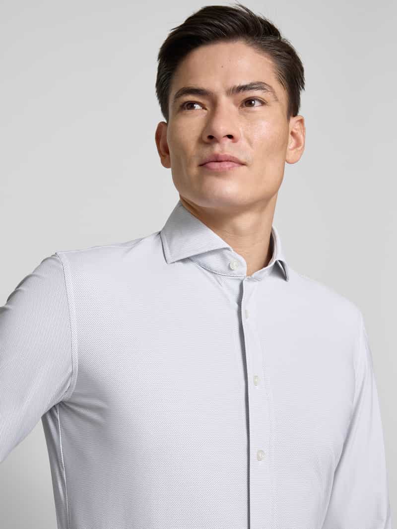 BALDESSARINI Slim fit zakelijk overhemd met haaikraag model 'Hugh'