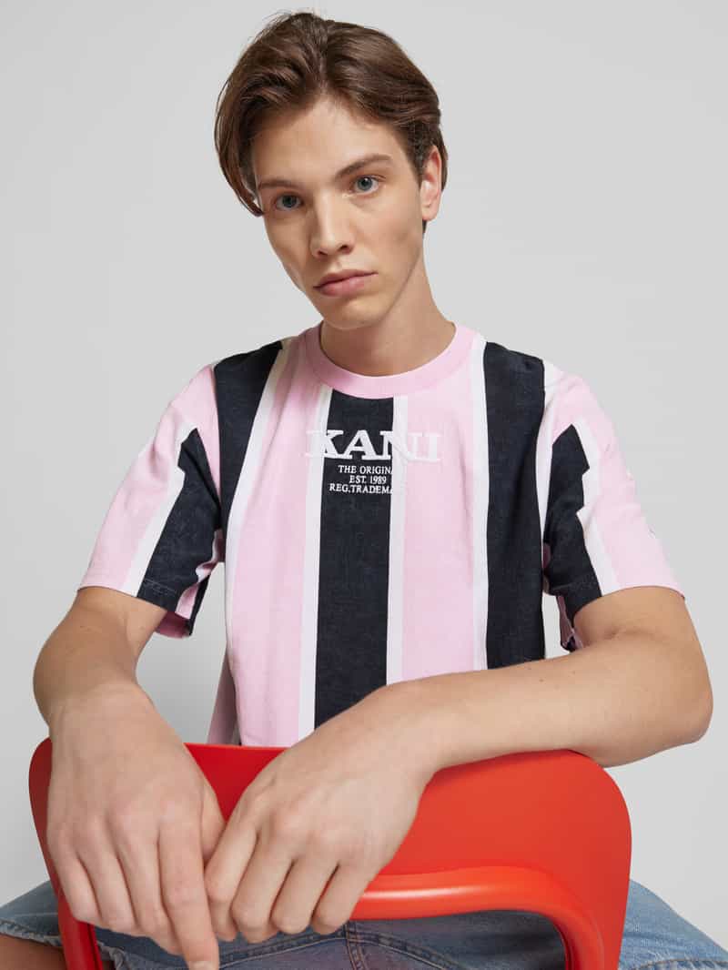 Karl Kani T-shirt met labelstitching