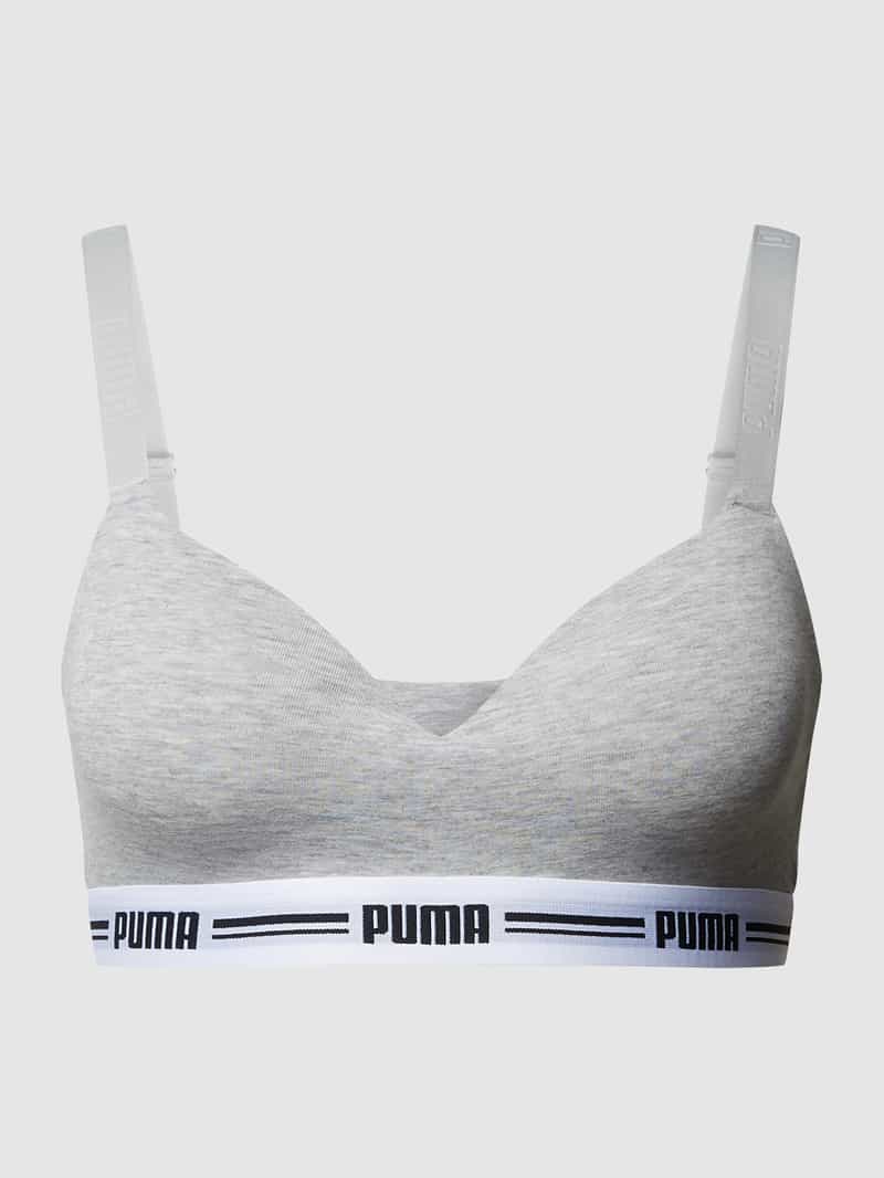 Puma Bralette met logo in band