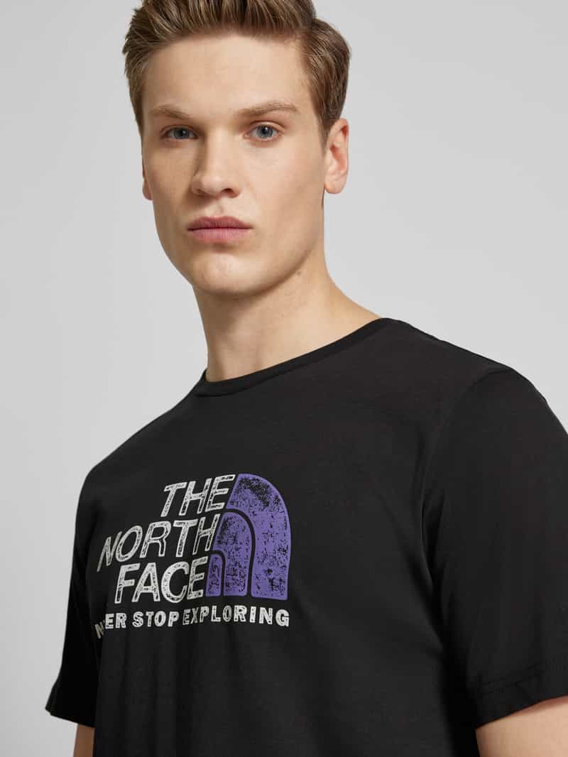 The North Face T-shirt met labelprint model 'RUST 2'