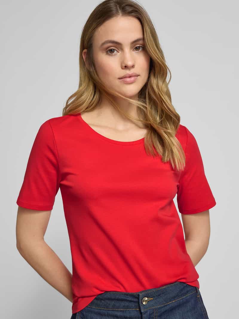 s.Oliver RED LABEL Slim fit T-shirt van katoen