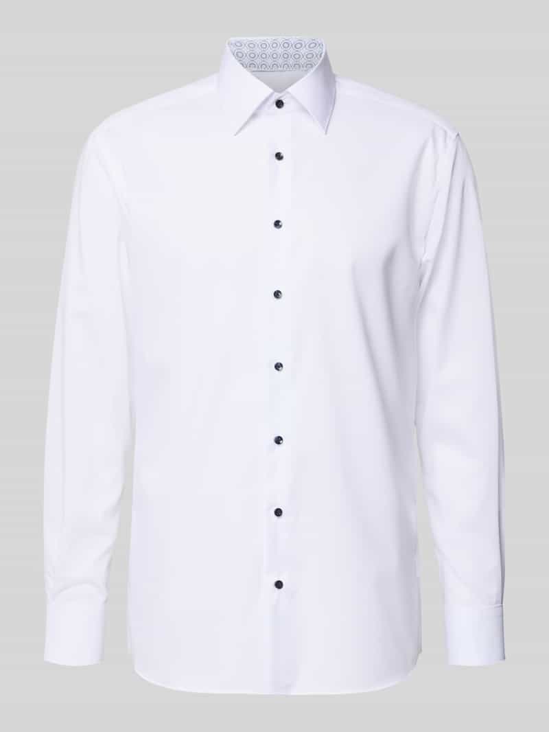 Eterna Modern fit zakelijk overhemd met knoopsluiting