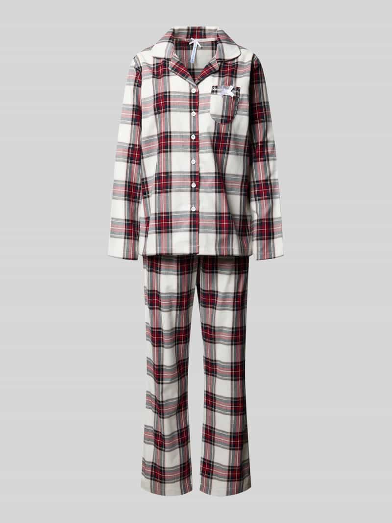 Loose fit pyjama met borstzak model 'Kuschel-Momente'