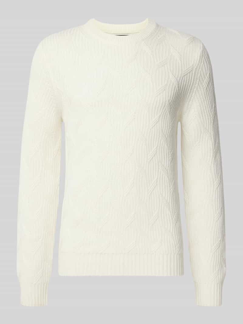 Christian Berg Men Gebreide pullover met kasjmier