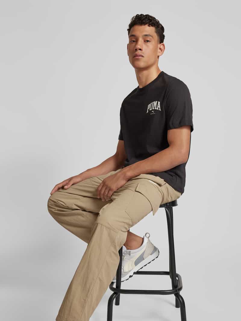 PUMA PERFORMANCE T-shirt met labelprint