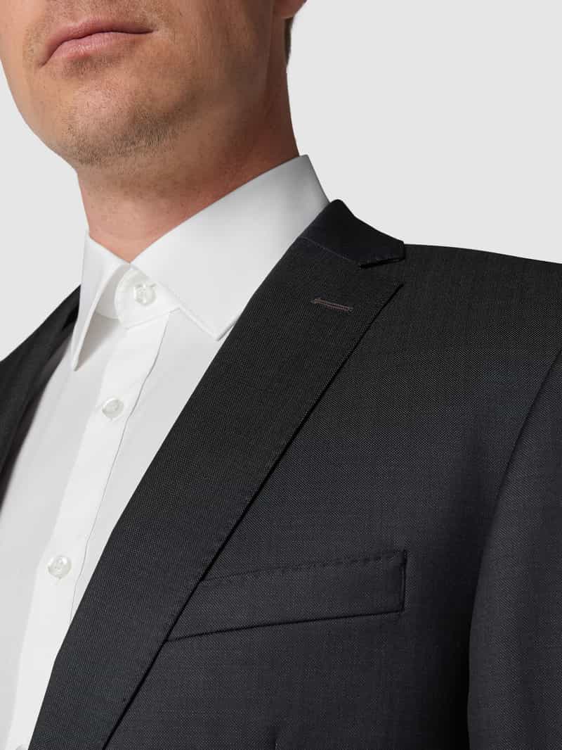 carl gross Modern fit colbert met 2 knopen van scheerwol