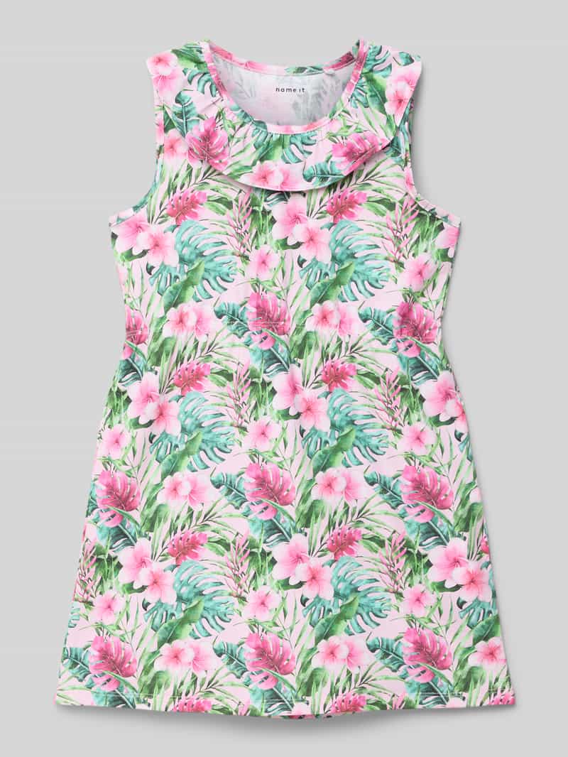 name it Jurk met ronde hals model 'FRITTA'