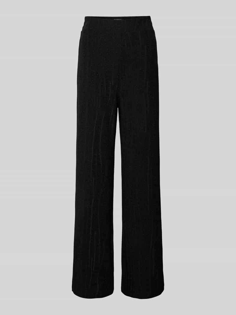 Ichi Flared stoffen broek met effectgaren model 'NAREEN'