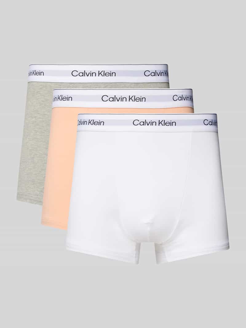 Calvin Klein Underwear Boxershort met band met label in een set van 3 stuks