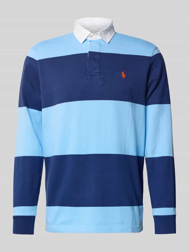 Polo Ralph Lauren Sweatshirt met polokraag en labelstitching