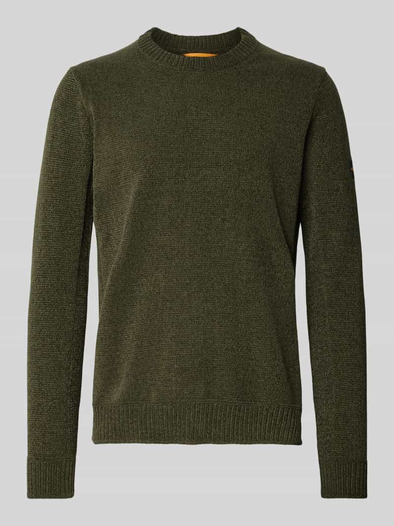 camel active Slim fit pullover in gebreide look model 'Chinile'