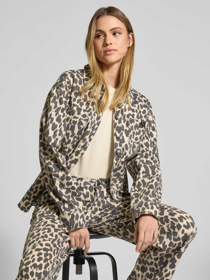 Copenhagen Muse Jeansjack met opgestikte borstzakken model 'LEORA-JACKET'