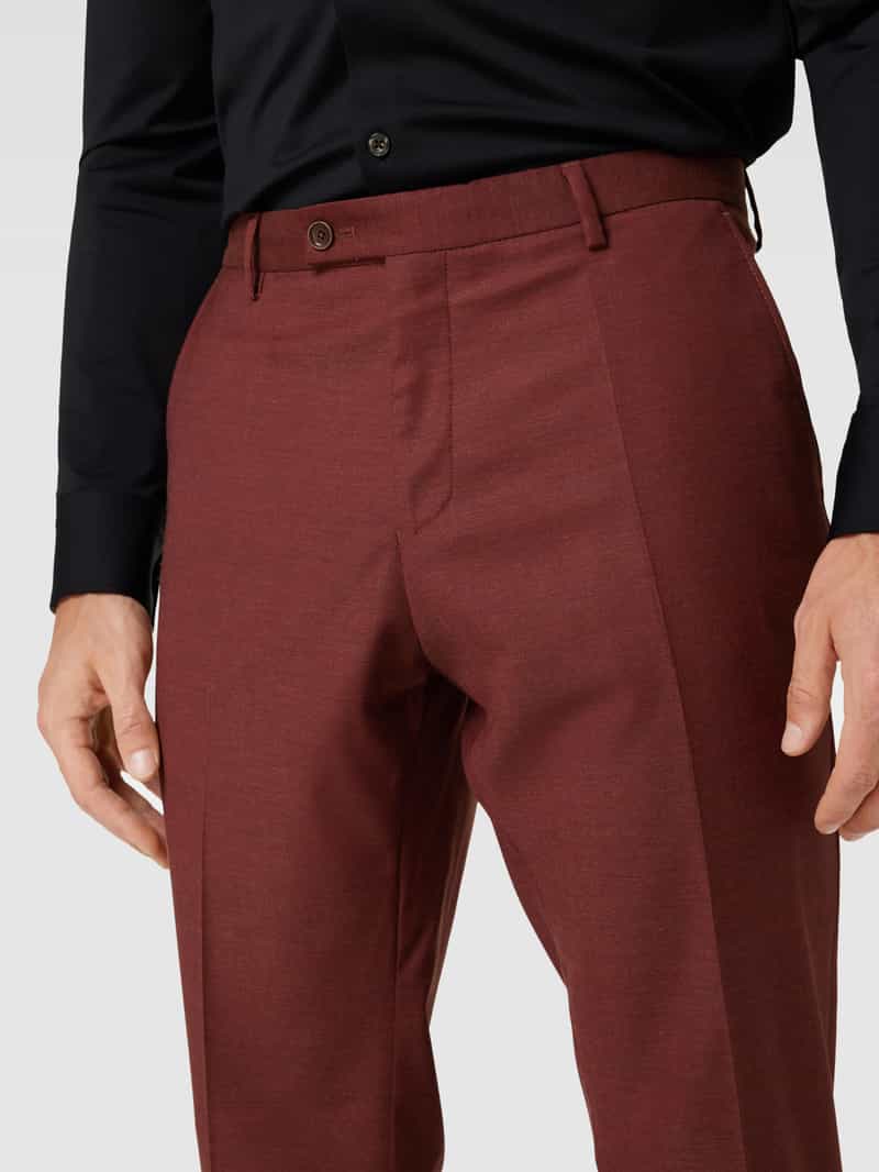 CG Club of Gents Slim fit pantalon in gemêleerde look model 'Paco'