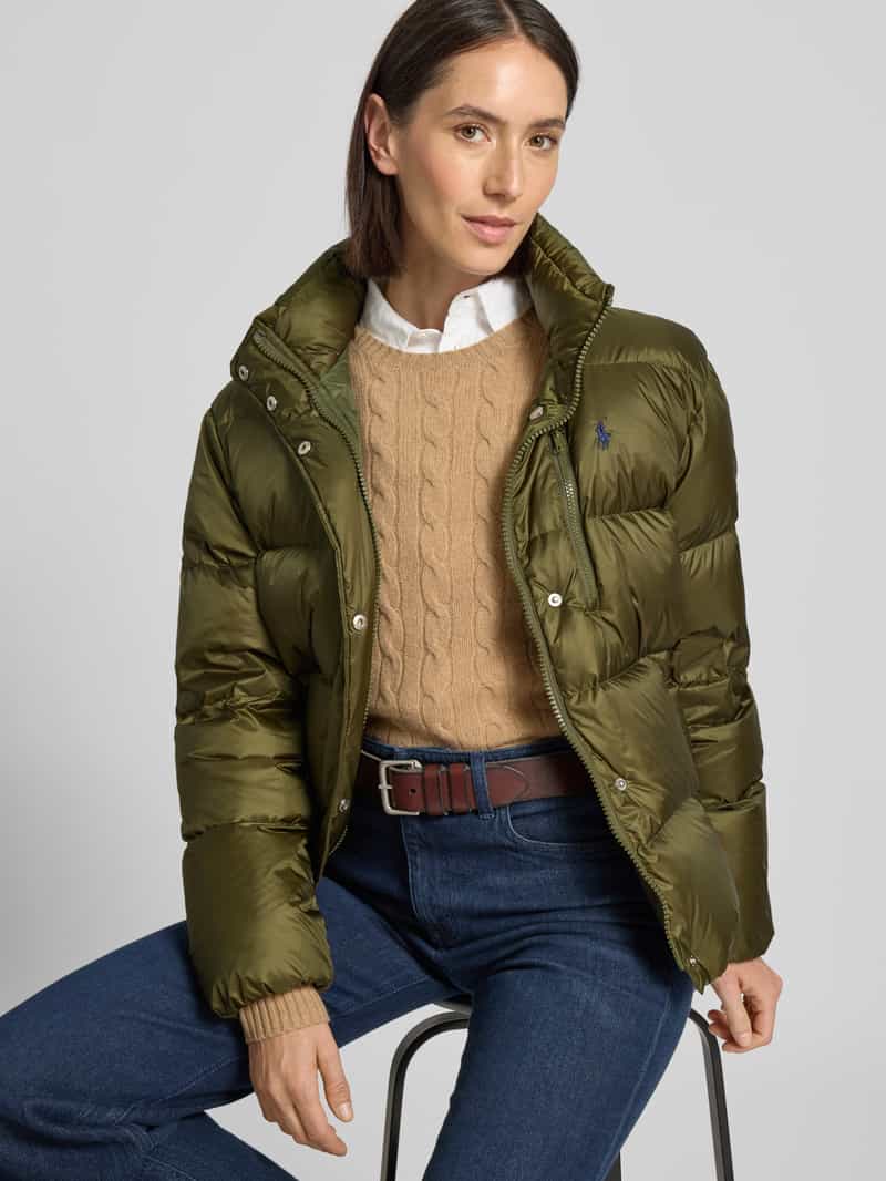 Polo Ralph Lauren Donsjack met blinde ritssluiting en steekzakken