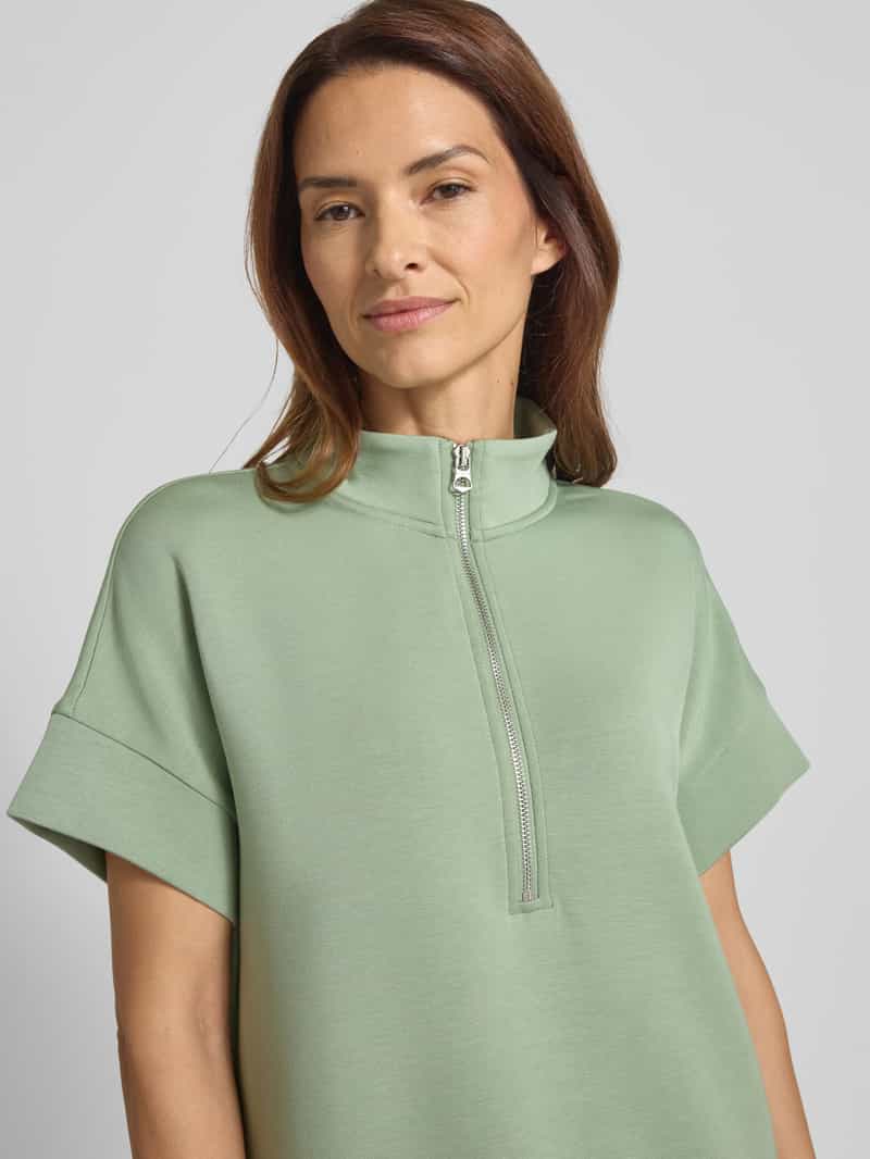 Varley Sweatshirt met opstaande kraag en ritssluiting model 'ritchie'