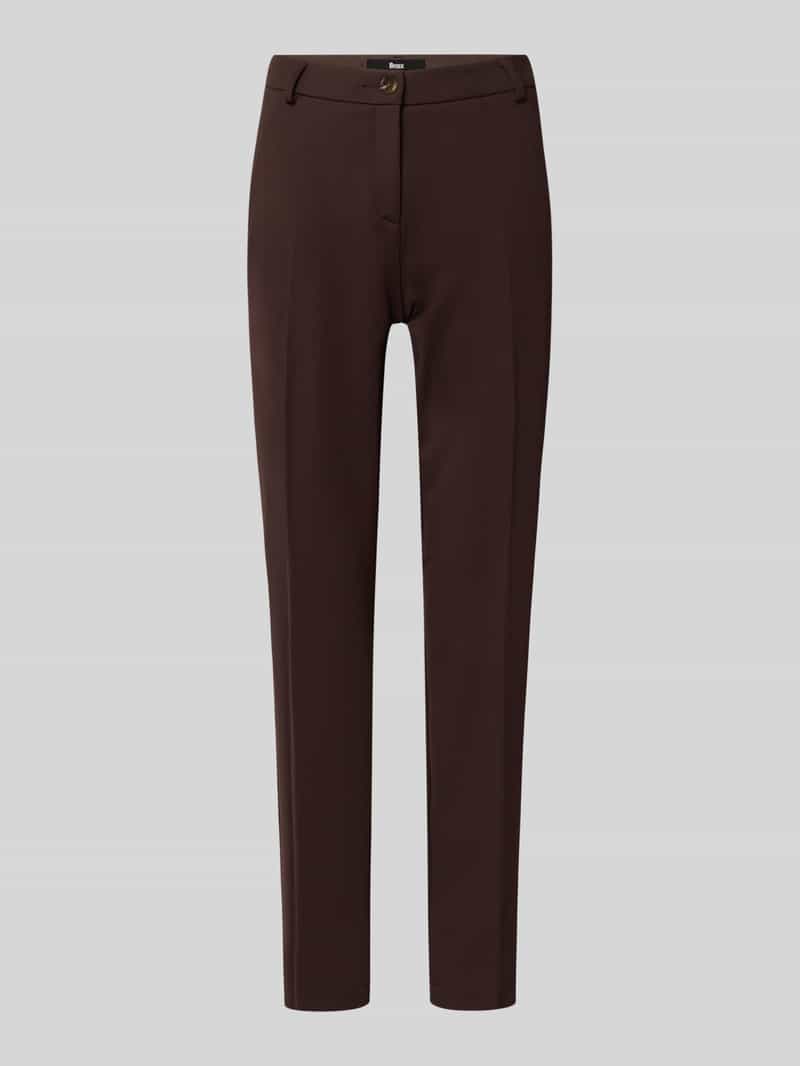 Regular fit broek van viscosemix model 'MARON'